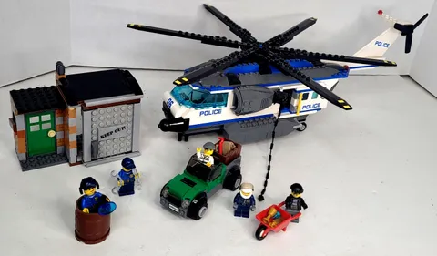 LEGO City Police Helicopter Surveillance (60046) Incomplete READ DESCRIPTION