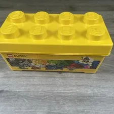 Lego Classic Large Lego Block Storage Container 8 Stud Plastic Bin 10696 EMPTY
