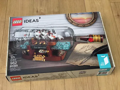 NEW LEGO Ideas 21313 Ship in a Bottle RETIRED Leviathan Ship MISB SEALED