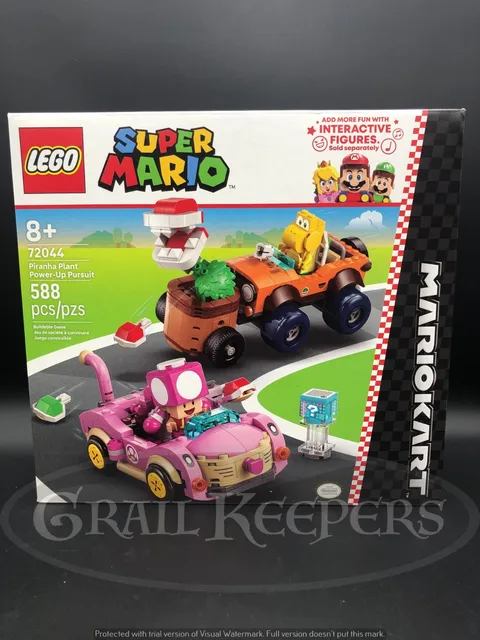Lego Super Mario Kart Piranha Plant Power Up Pursuit 72044 Koopa Toadette Sealed