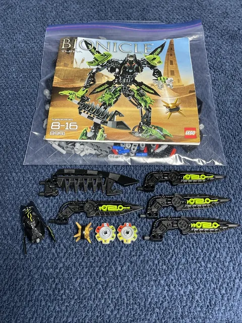 LEGO Bionicle Warriors 8991 Tuma 100% Complete W/Instructions 