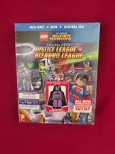 💙NEW & Rare 2015 blu-Ray, Dvd & Digital w/LEGO Super Heroes Minifigure BATZARRO