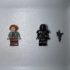 LEGO Star Wars Colonel Ward & Dark Trooper Minifigures Lot (PERFECT CONDITION!)