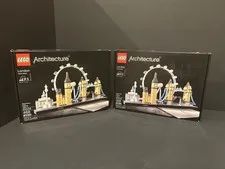 NEW Lot of 2 LEGO Architecture LONDON (21034) Building Sets Excellent!