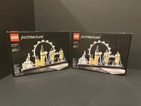 NEW Lot of 2 LEGO Architecture LONDON (21034) Building Sets Excellent!