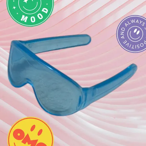 Barbie Doll BLUE Small Glasses Sunglasses Shades Ken Clone Bratz