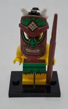 LEGO Minifigure 71002 Series 11 - Island Warrior col167 Tiki Mask