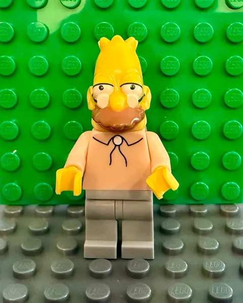 LEGO 71005 Simpsons Minifigure Series 1 sim012 Grampa Simpson Minifigure