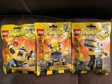 3 LEGO Mixels Series 6 41545 Kramm 41546 Forx 41547 Wuzzo Polybags New Sealed