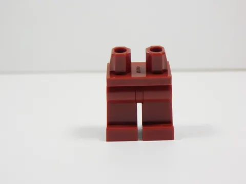 LEGO Dark Red Blank Plain Legs Pants Minifig I12
