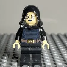 LEGO Star Wars Barriss Offee Black Cape Minifigure sw0269 From Set 8091 3D