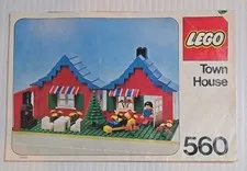 Lego Town House Set #560 Instruction Booklet Only