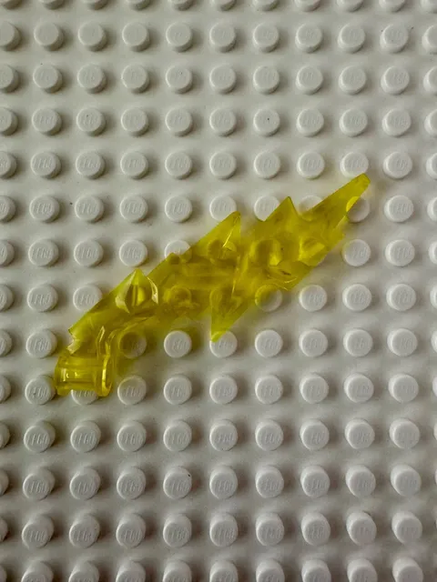 LEGO Wave Angular Single with Axle Hole End (Lightning Bolt) 2149