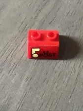 LEGO 30165pb07 Red Slope Curved 2x2 Double Post Easter Bunny Carrot House 40449