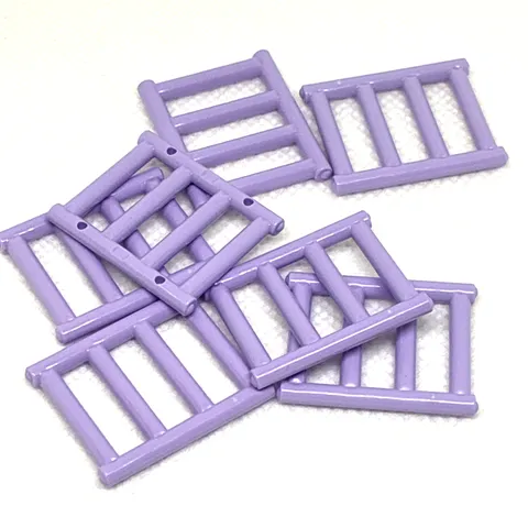 LEGO Parts - Lavender Bar 1 x 4 x 3 Grille - No 62113 - QTY 7