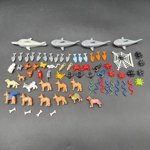 Lego Animals Assorted Lot Dogs Sharks Fish Snakes Spiders Scorpions