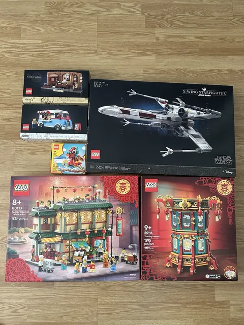Lego bundle: 80116, 80113, 40611, 40681, 40595, 75355