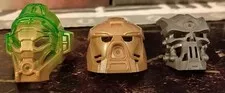 Lego Bionicle Mask Parts Lot Of 3 As Is Pictured 