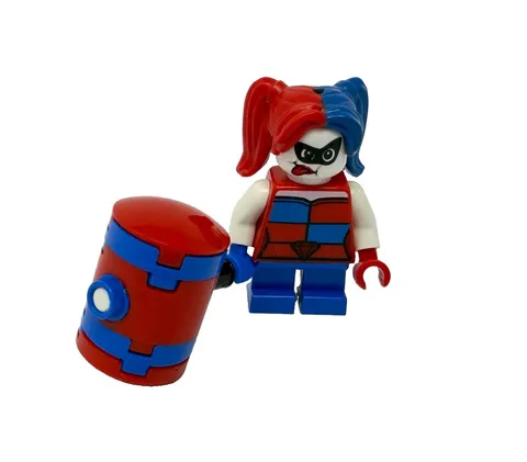 LEGO DC Batman Mighty Micros Harley Quinn Minifigure (76092) sh493 CRACKED TORSO