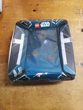 Retired LEGO Star Wars Zip Bin Tie Fighter Brick Storage Case Play Mat