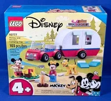 New MICKEY MOUSE & MINNIE'S CAMPING TRIP Lego 10777 Disney CAMPER Pluto CAMPSITE