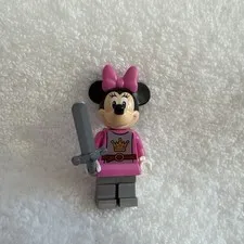 LEGO Minnie Mouse - Knight, Pink Top & Skirt Minifigure Disney NEW dis077