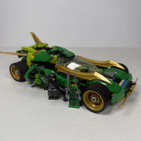 LEGO NINJAGO: Ninja Nightcrawler (70641) No Box No Manual Lloyd and Nya Minifigs