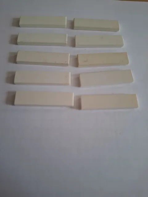 No 355 10x Lego Tile 1x4 2431 White