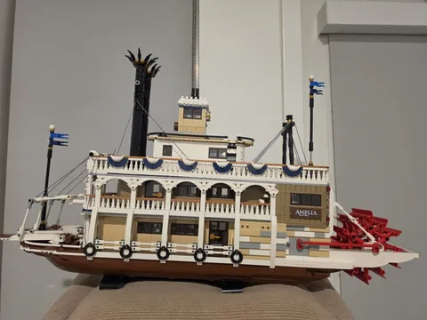 LEGO 21356 River Steamboat – Fully Built Display Model | Complete