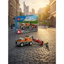 LEGO 60435: Tow Truck and Sports Car Set, Perfect Birthday Gift for Kids 4+