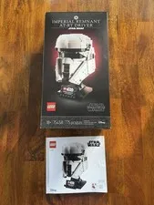 Star Wars Lego Imperial Remnant AT-RT Driver Helmet Manual Empty Box ONLY 75458