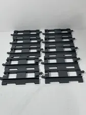 Lego Duplo 10 PIECES STRAIGHT DARK GRAY TRAIN TRACK