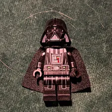 LEGO Star Wars Darth Vader Minifigure Figure w/ Cloth Cape Plastic/Fabric