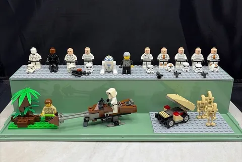 LEGO Minifigure Star Wars Speeder Bike Storm Trooper Luke Lot Set Bulk Sale