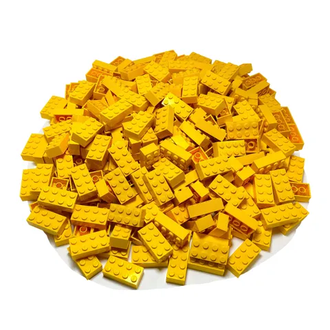 2x4 Bricks Building Blocks Yellow - 3001 NEW! Lot 250x