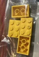 LEGO Parts Pieces Yellow Bricks/Blocks Lot of 4: 2x3