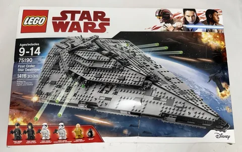 LEGO Star Wars: First Order Star Destroyer (75190) New Sealed Retired