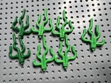 Lego 33093 Plant Sea Grass / Seaweed Ocean Lot of 7 Bright Green Super Mario