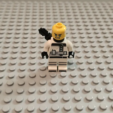Lego Ninjago Zane Minifigure From the Lego Ninjago NJO318 Incomplete 