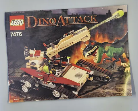 LEGO  Dino Attack Iron Predator vs. T-Rex (7476) Manual Only