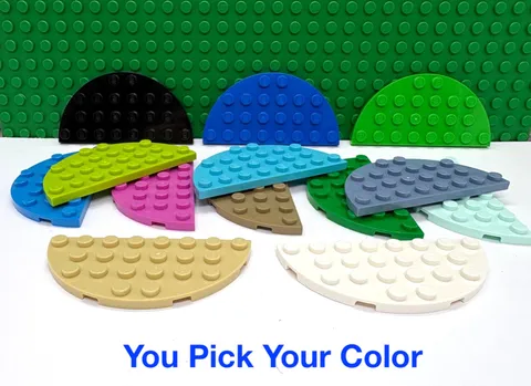 LEGO 4x8 Rounded Curved Plate "You Pick Your Color and Qty" NEW