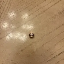 LEGO - Minifig, Head Beard Gray, Bushy Eyebrows w/ Scar Pattern - Flesh