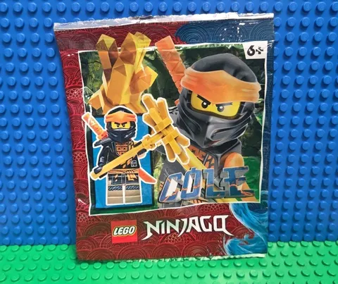 LEGO Cole Minifigure Foil Bag 892290 Ninjago CMF Lot Rare Retired Vintage Ninja 