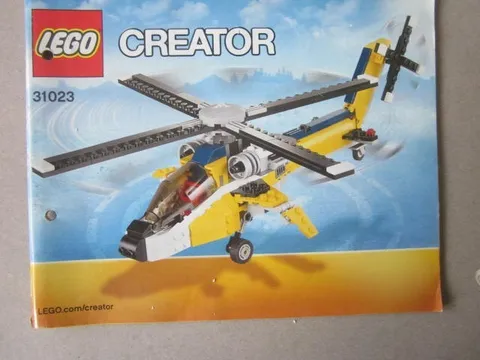 Lego Building Instructions Instruction Creator 31023 Helicopter Helicopter