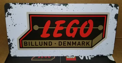 Lego Gear  1950's Retro Tin Sign (5007016)  New
