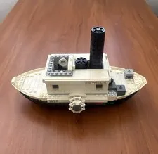 LEGO Ideas 21317 Steamboat Willie Boat ONLY Incomplete Parts As Is Disney 1928