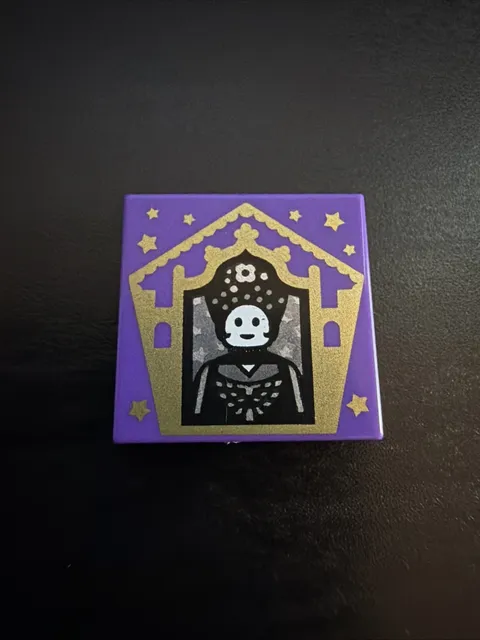 Lego New Dark Purple Tile 2 x 2 Harry Potter Frog Card Seraphina Picquery