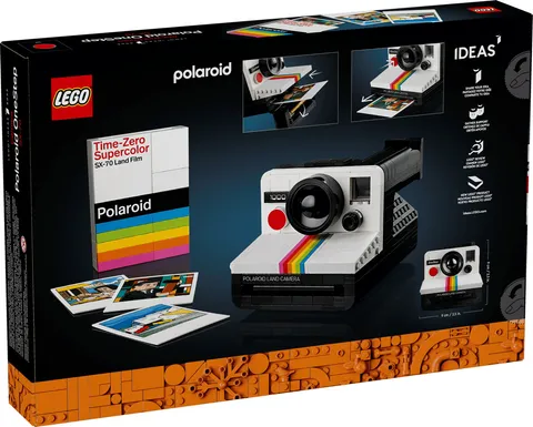 LEGO Ideas Polaroid OneStep SX-70 Camera 21345 Building Set Vintage Photo New