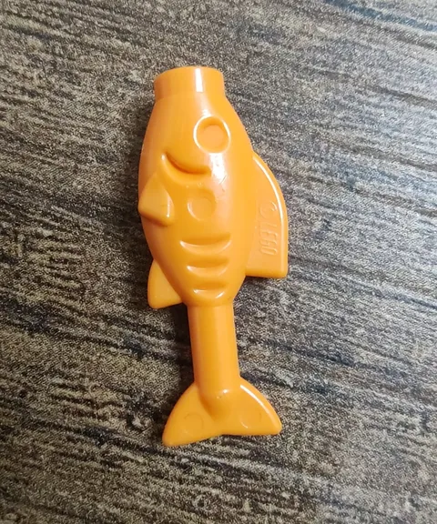 LEGO Bright Orange  Fish With Knob City Animal Ocean Water