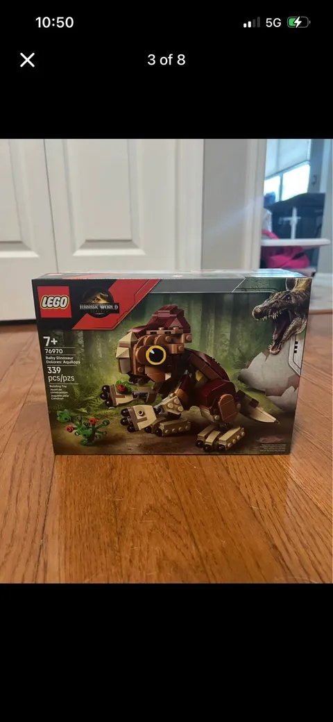 LEGO Jurassic World Baby Dinosaur Dolores: Aquilops Set 76970 339 pcs 7+ Box
